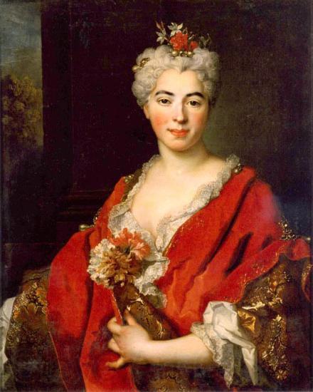 Nicolas de Largilliere Portrait of Marguerite de Largilliere